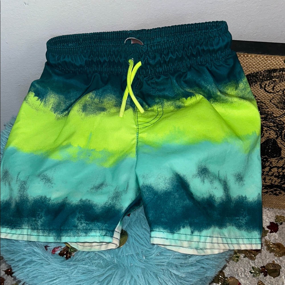 Cat & Jack Tie-Dye Swim Trunks